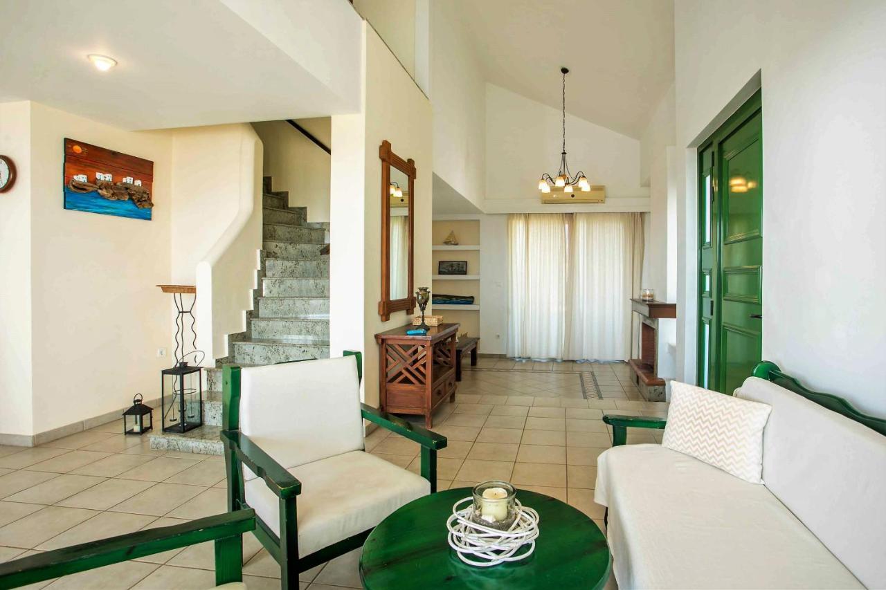 Beachfront Villa Rhodes Seashell 겐나디 외부 사진