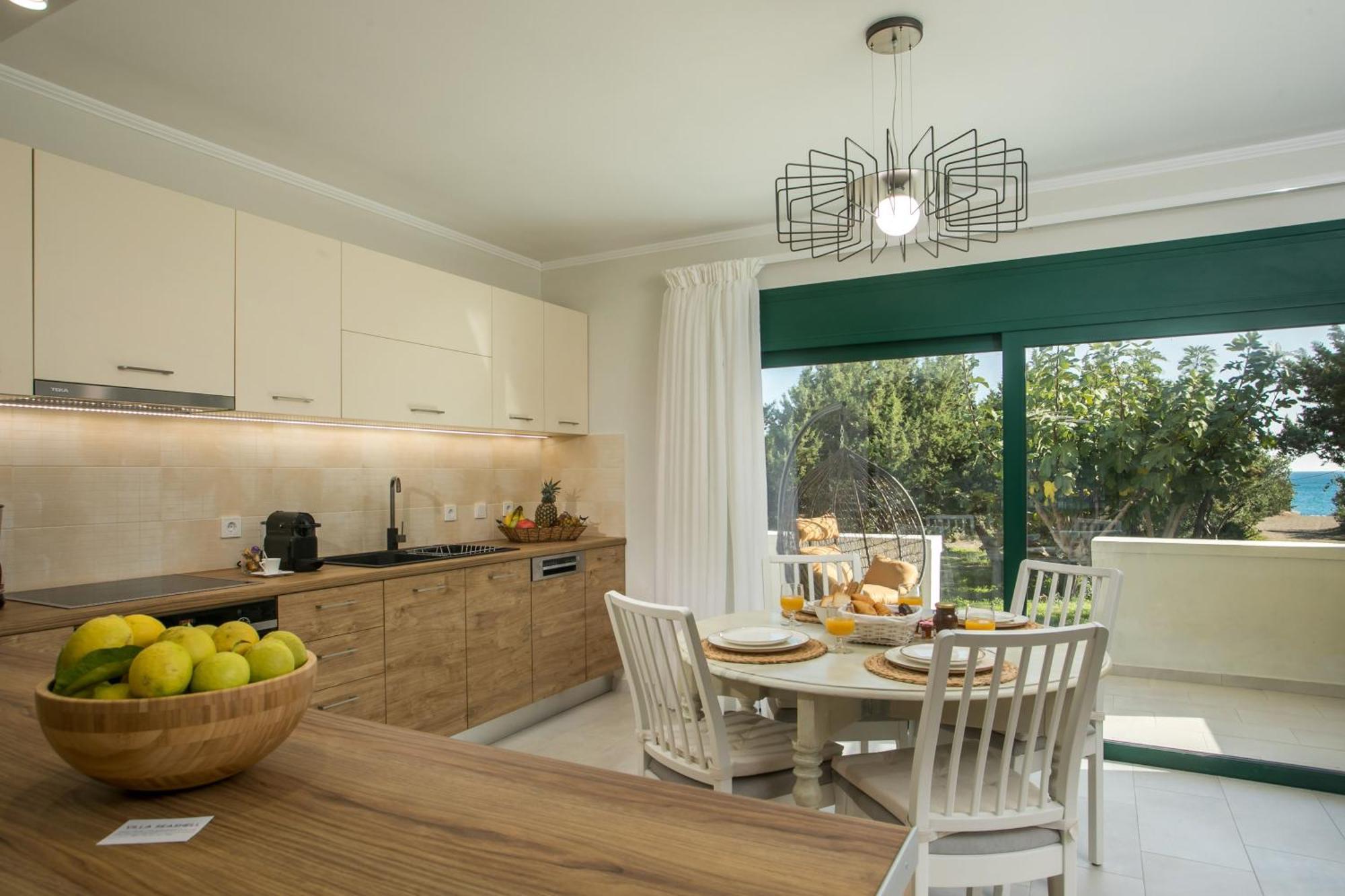 Beachfront Villa Rhodes Seashell 겐나디 외부 사진