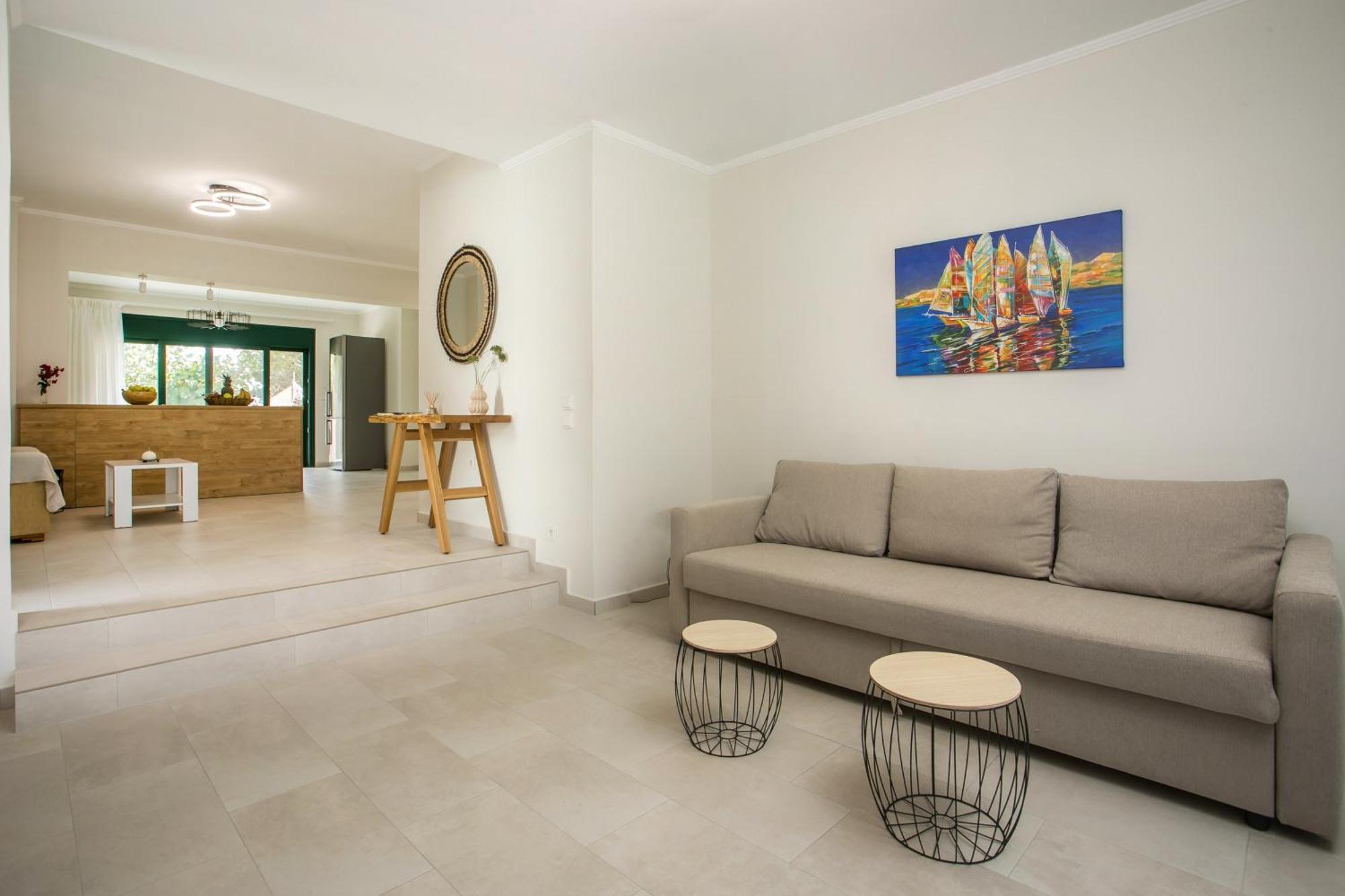 Beachfront Villa Rhodes Seashell 겐나디 외부 사진