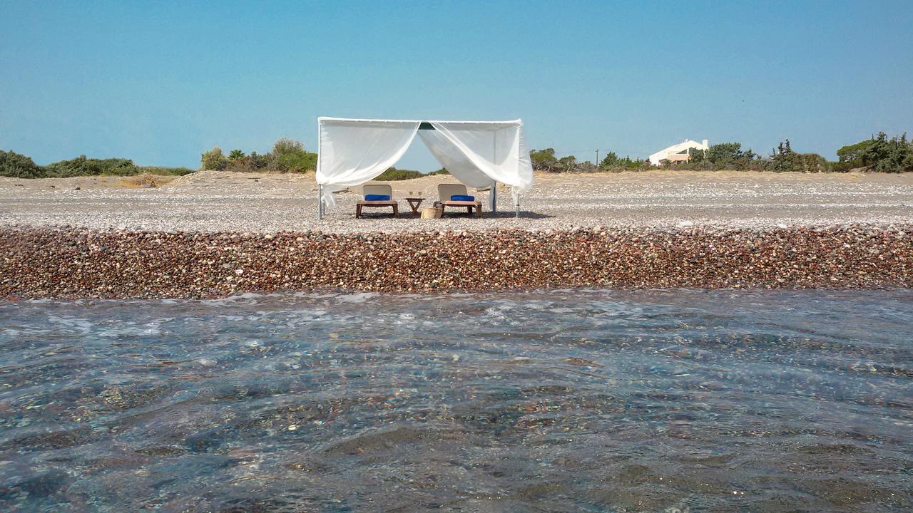 Beachfront Villa Rhodes Seashell 겐나디 외부 사진