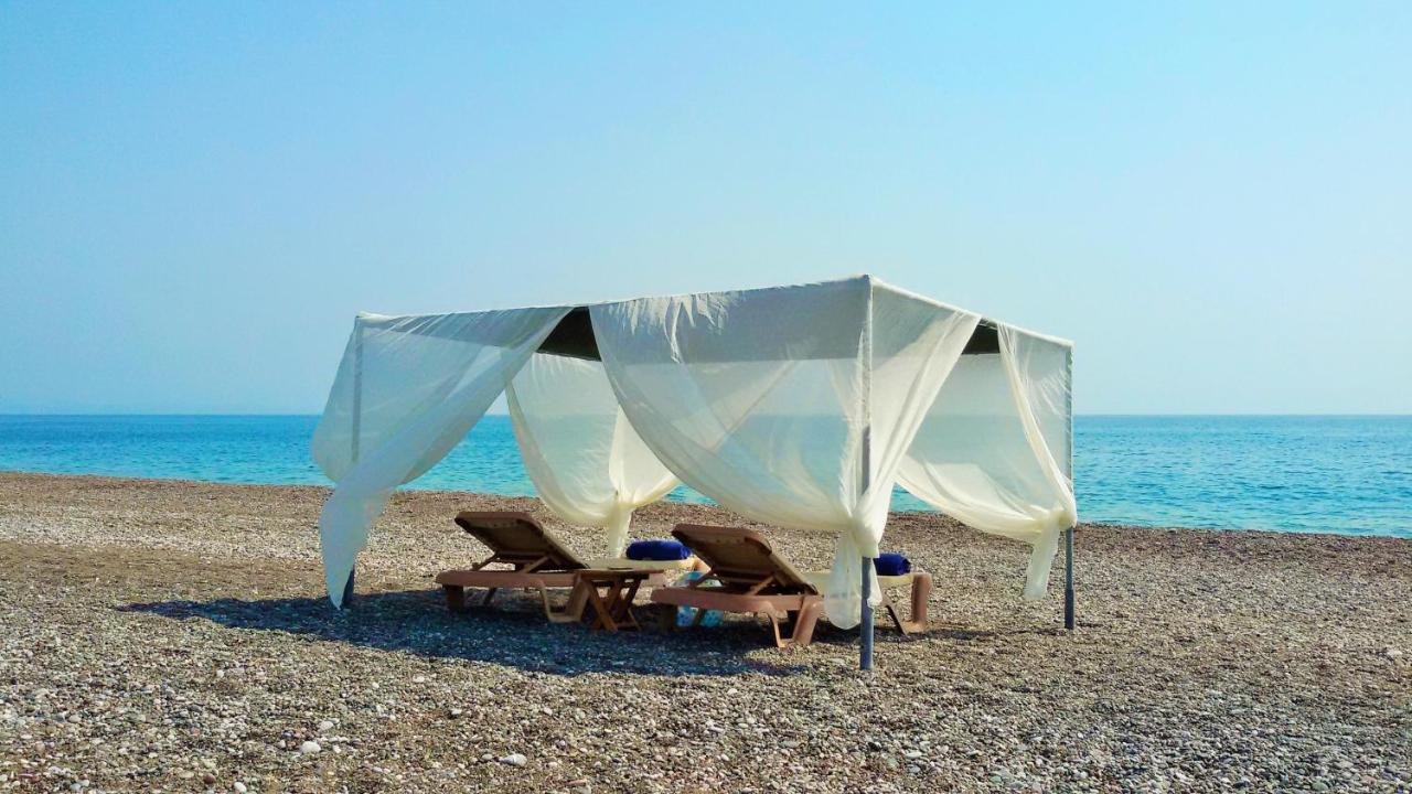 Beachfront Villa Rhodes Seashell 겐나디 외부 사진
